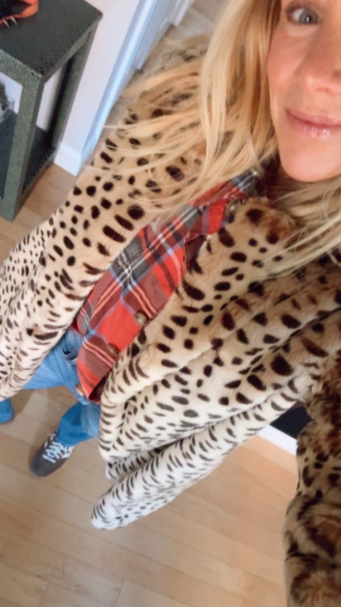 Plaid and leopard
Faux fur
OOTD

#LTKdayinmylife #LTKootd #LTKOver40