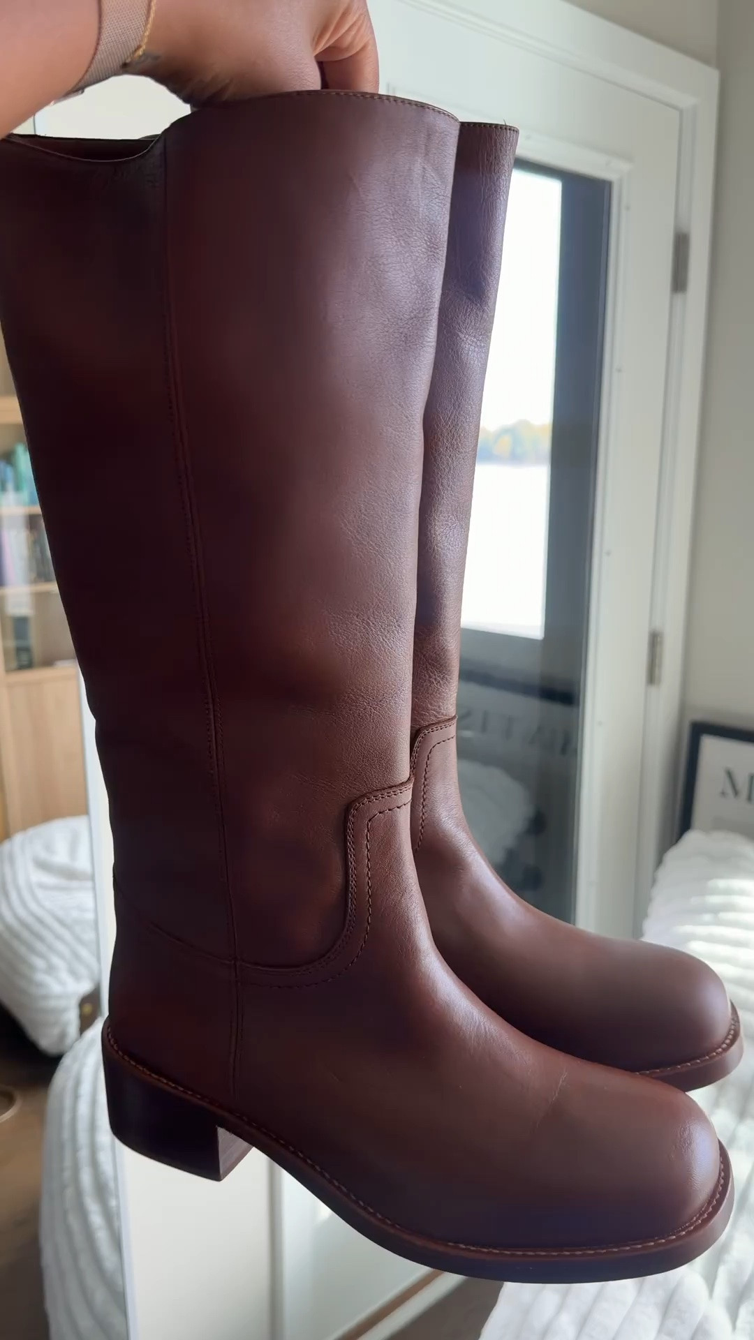 Love these new boots!! Wearing size 11 @stevemadden #ad