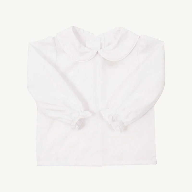 Maude's Peter Pan Collar Shirt and Onesie (Long Sleeve) | The Beaufort Bonnet Company