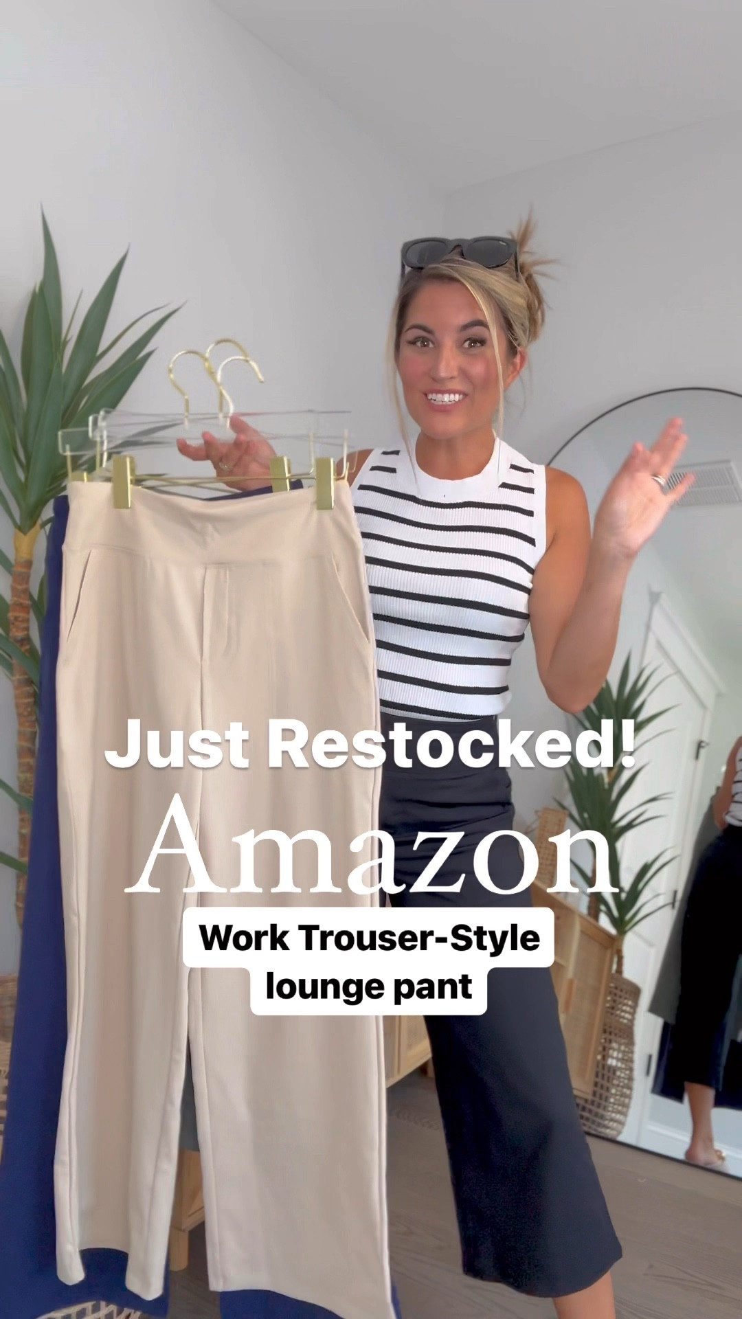 20% off Amazon Trouser-style yoga pant with 10% coupon + 10% Exclusive code “G4Free10” 🫶🖤Must have comfy work pants Petite Friendly i’m 5’2”, 125lbs in a small 29” inseam (beige), 31” inseam (blue) & 23” inseam (black/green). I would go with the 29” for pants and 23” for a capri look.
Stripe top only $14 and white top only $9, no code needed for tops!
.
Amazon basic, capsule wardrobe, capsule closet, bathing suit coverup, workwear, trousers, work pants, pants, cropped pants, sunglasses, linen pants, striped dress, blue stripe dress, black jumpsuit, beige jumpsuit, travel outfit, loungewear, comfy outfit, casual outfits, work outfit, workwear#LTKxMadewell #LTKworkwear

#LTKSaleAlert #LTKVideo #LTKActive