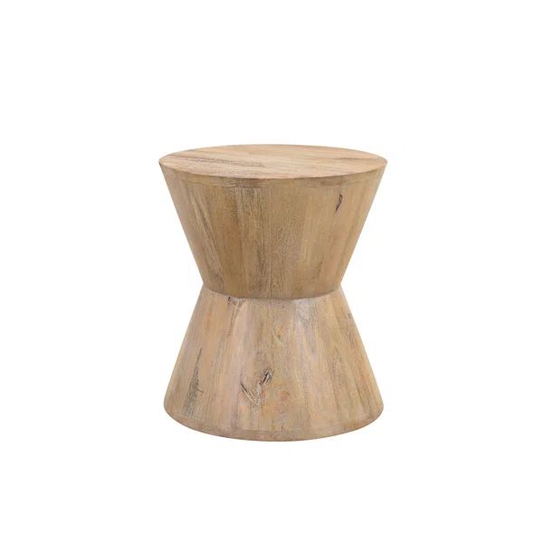Corraine Solid Wood Drum Table | Wayfair North America