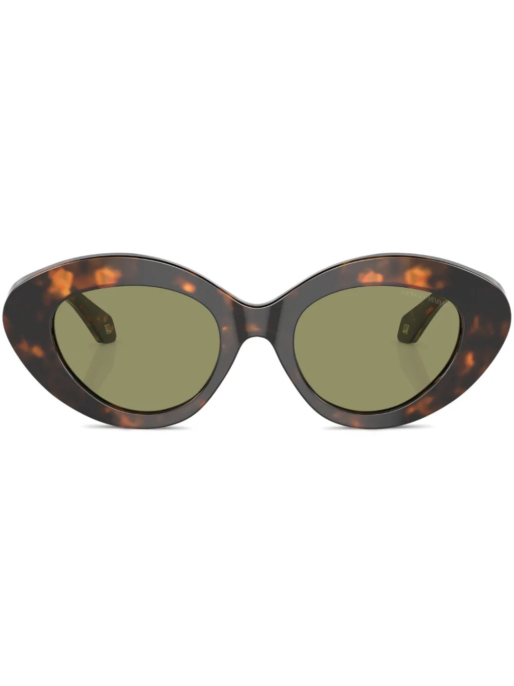 Giorgio Armani Brille In Schildpattoptik | Grün | FARFETCH DE | Farfetch Global