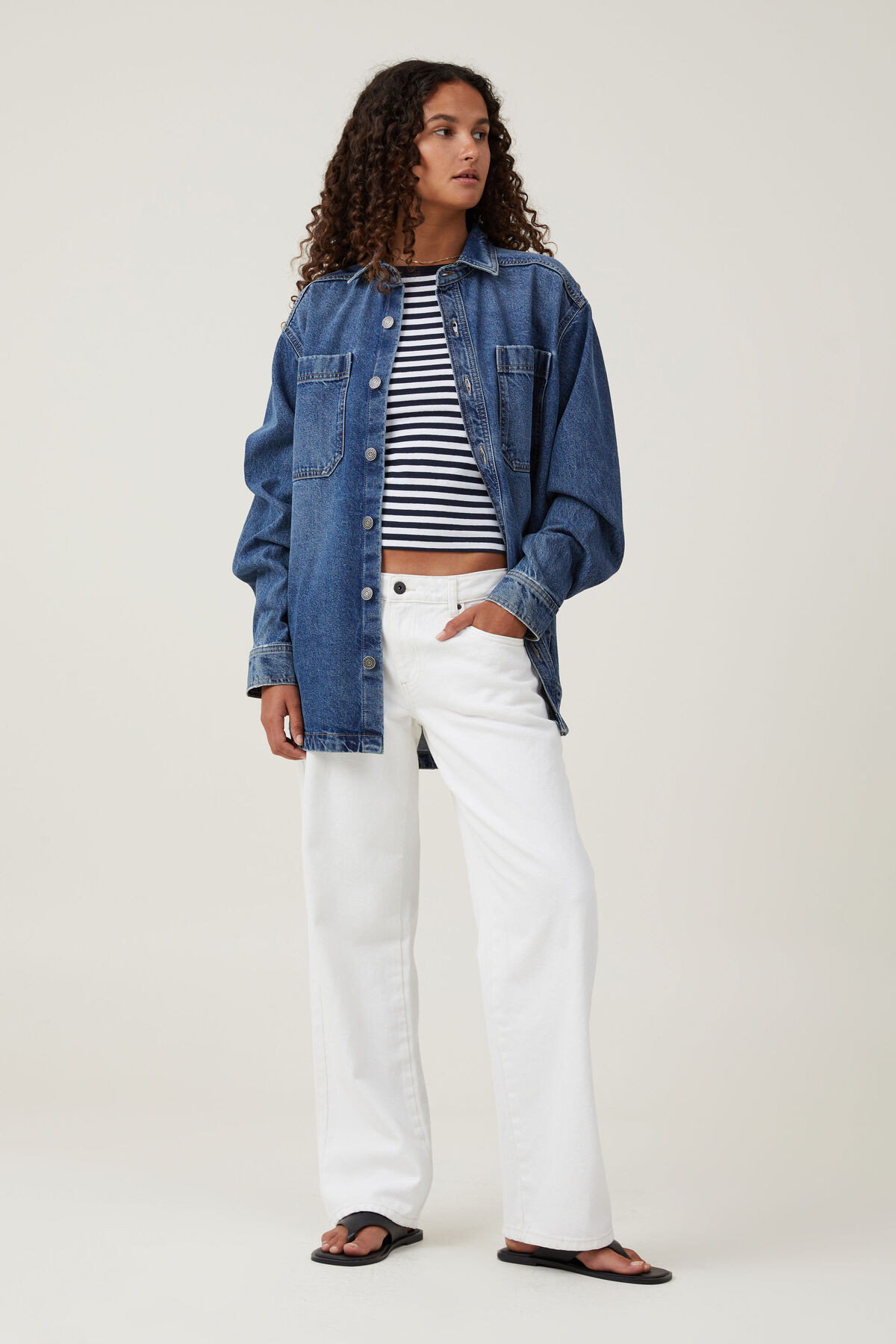 Oversized Denim Shirt | Cotton On (US)