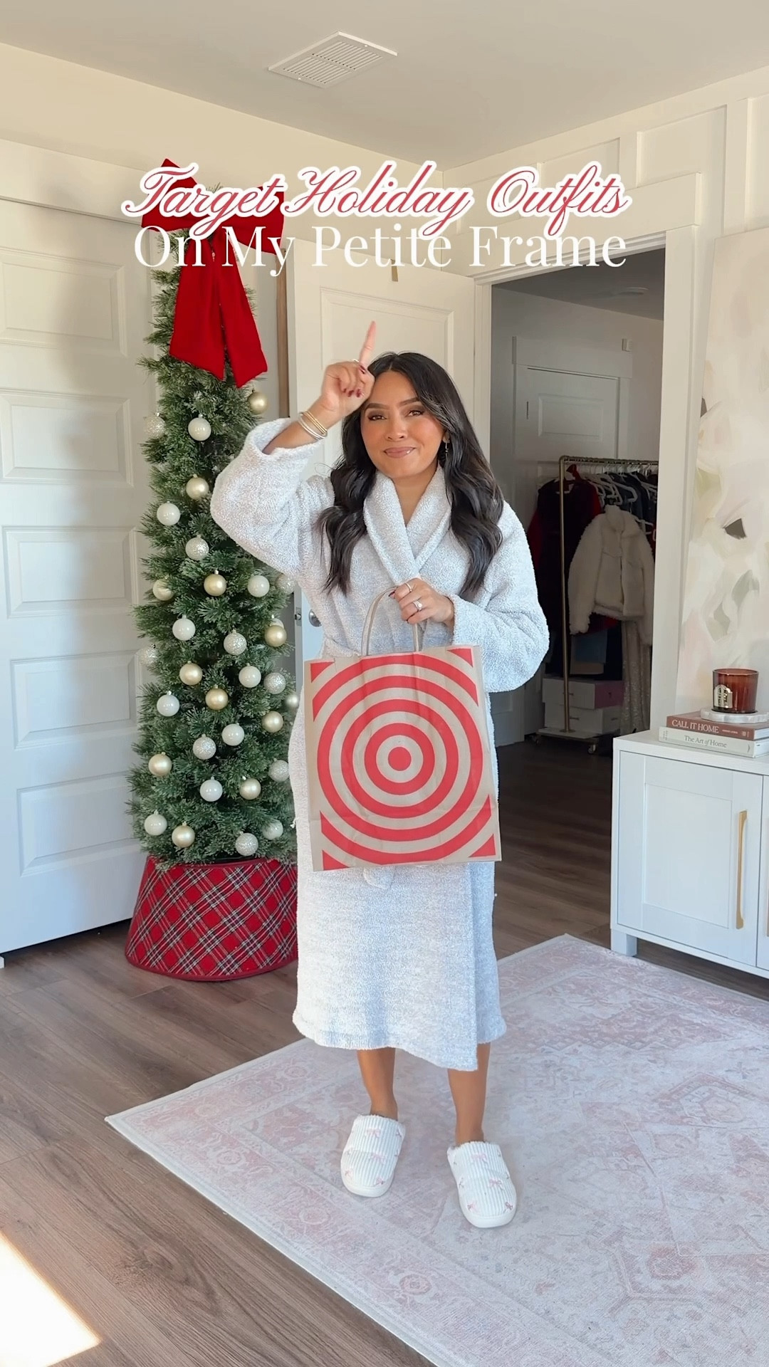 Target Festive Holiday Outfits!
For reference: I’m 5’0, 32b bra size, and 2/26 in bottoms, pear shaped. 
*Everything I share is unaltered! TTS means true to size. Between size 5-6.6 in shoes

Cream sequin dress size xs TTS
Cream jacket size xs TTS
Rhinestone heels - old, similar linked

Red bow cardigan sweater size xs TTS
Black wide leg jeans size 0 petite - I size down a size in this brand, use code KUT15 for 15% off!
Gold heels size 5 TTS

Black cardigan size xs TTS
Black sequin fringe dress size xs TTS
Black tights size small TTS
Black heels size 5 TTS

Burgundy off the shoulder top size xs TTS
Burgundy sequin skirt size xs TTS
Burgundy faux fur jacket size xxs TTS
Black tights size small TTS
Black heels size 5 TTS

Black off the shoulder dress size xs TTS
Black tights size small TTS
Black heels size 5 TTS



Target holiday outfits
Target holiday fashion
Petite holiday outfits
Holiday outfits from Target
Target sequins outfit
Target holiday dress
Bow cardigan outfit
Petite Target outfits
Holiday party outfit ideas
Casual holiday outfits
Dressy holiday outfits
Target Christmas outfits
Affordable holiday outfits
Petite festive outfits
Holiday outfits for petites
Rachel Miranda Blog
Honeysweetpetite


#LTKHoliday #LTKFindsUnder50 #LTKPetite