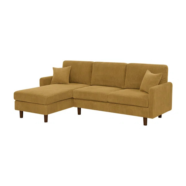 Maicee 2 - Piece Corduroy Sectional | Wayfair North America
