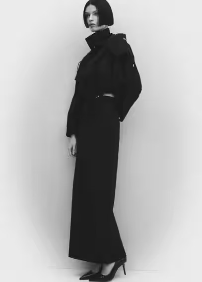 MANGO - Animal print effect heel shoe black - 7½ - Women | MANGO (US)