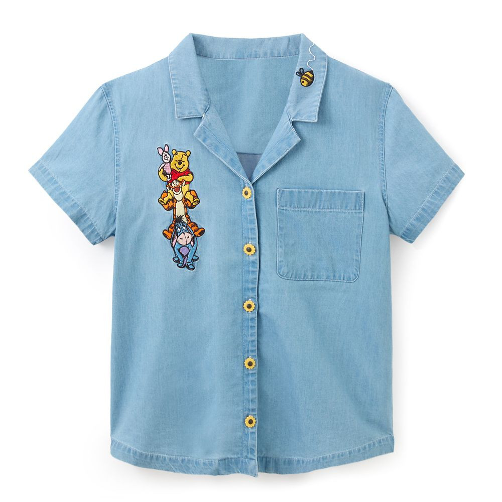 Winnie the Pooh and Pals Button Down Top for Women Official shopDisney | Disney Store