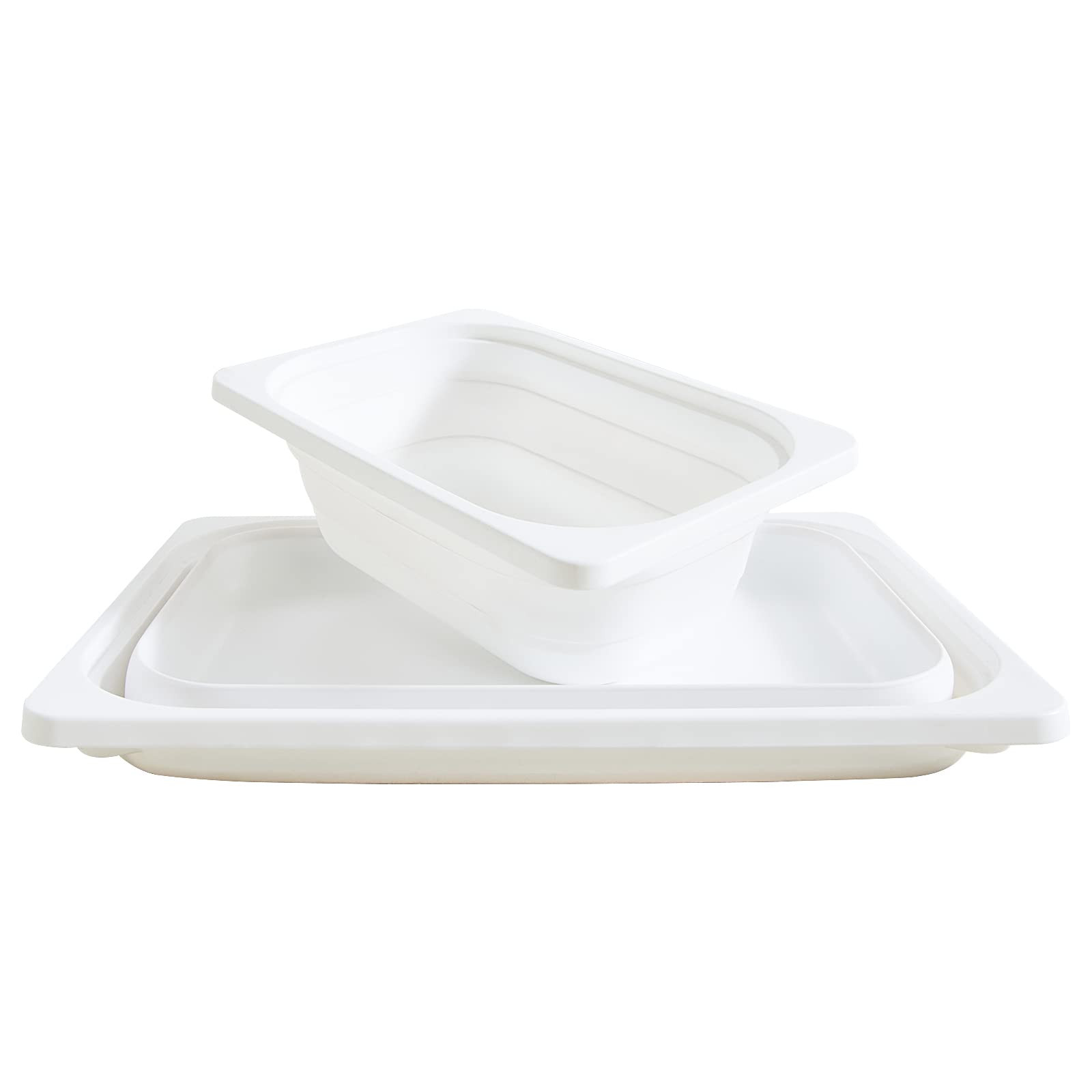 Beright 2 Pack Storage Bins, Collapsible Wash Basin Folding Dish Tub Sink, Space Saving for Dishing, | Amazon (US)