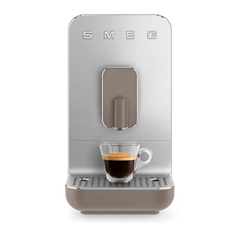 Smeg BCC01TMPUS Fully Automatic Coffee Machine,47 ounce Taupe | Amazon (US)