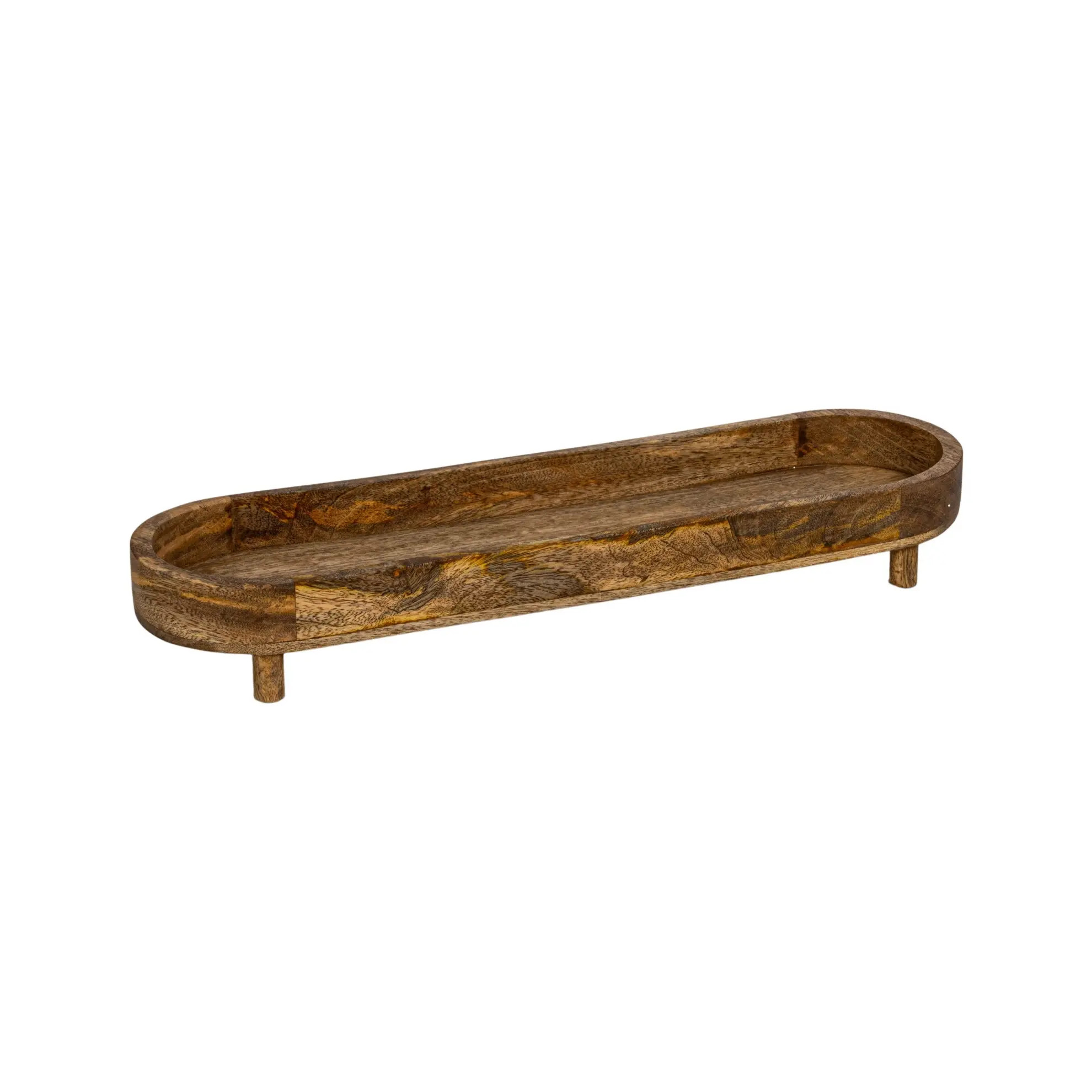 Mango Wood Footed Tray for Storage and Serving, Natural | Nordstrom | Nordstrom