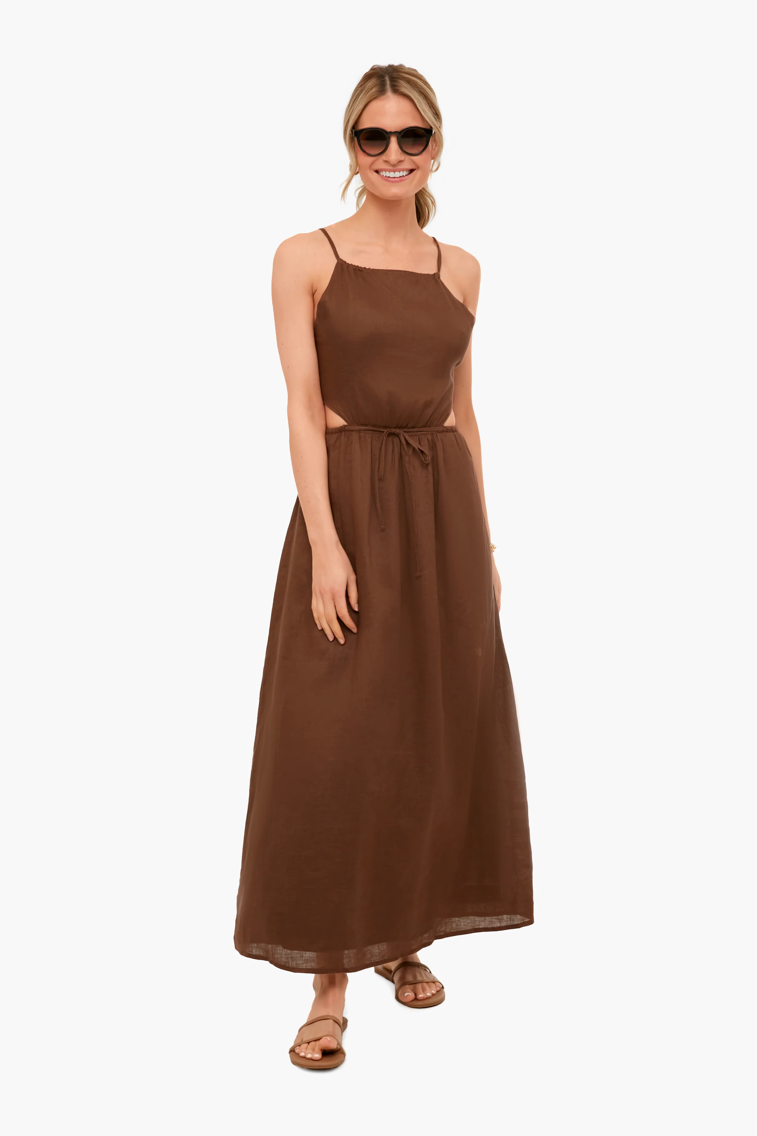 Chocolate La Piedra Maxi Dress | Tuckernuck (US)