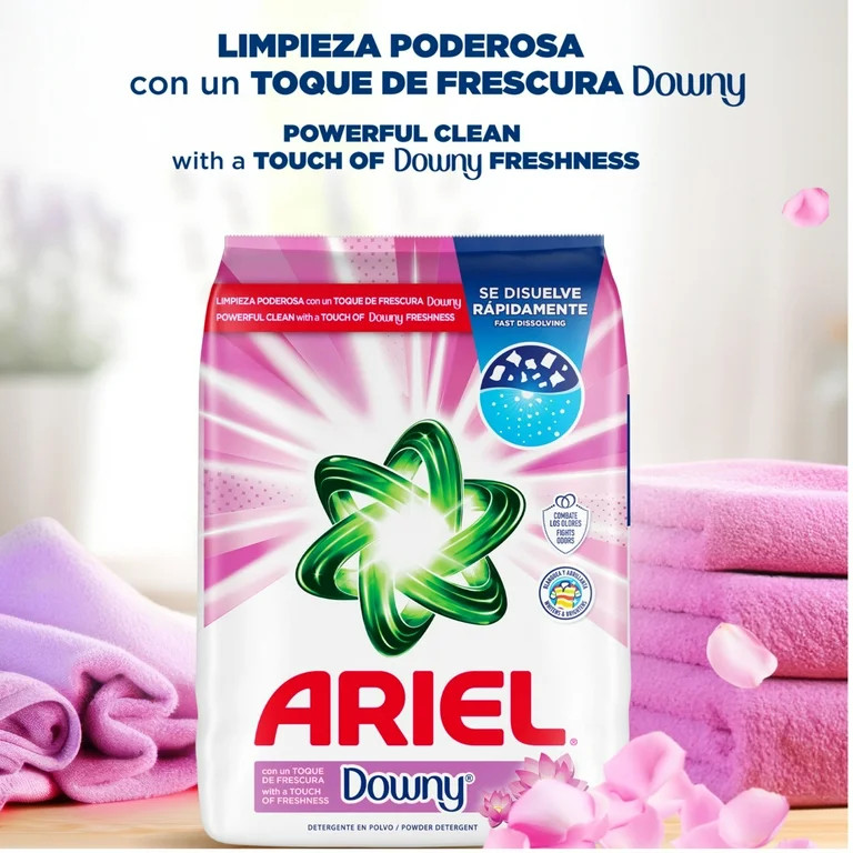 Ariel with a Touch of Downy Freshness, Powder Laundry Detergent, 4.3 kg, 96 Loads | Walmart (US)
