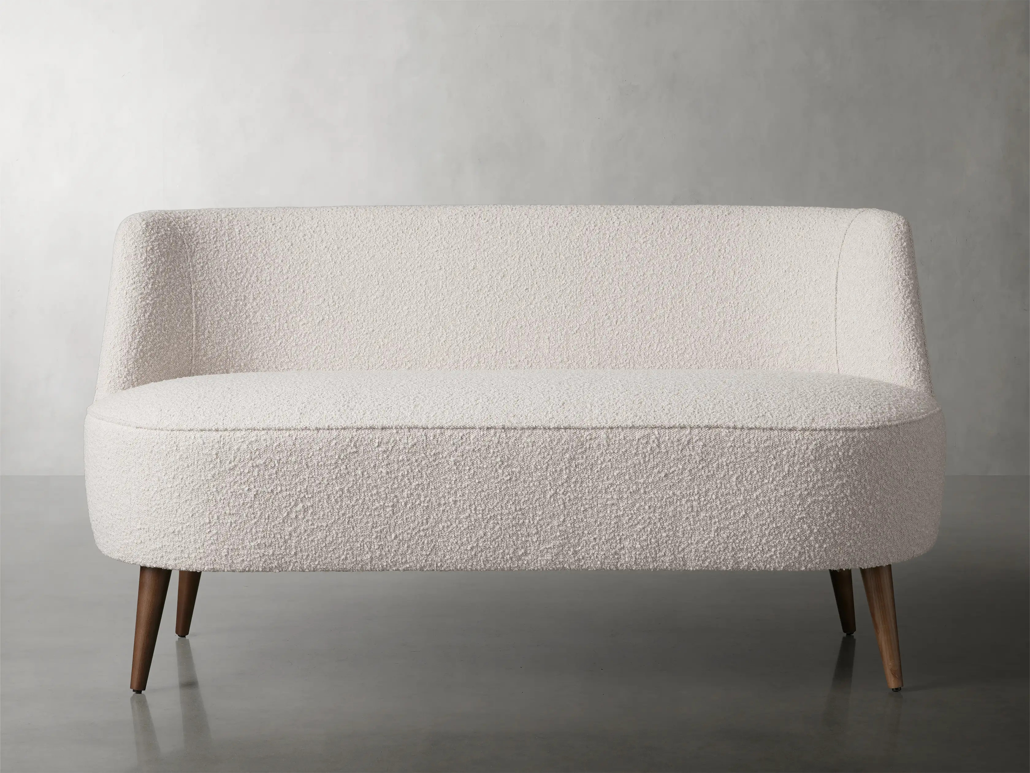 Ryles Tapered Leg Settee | Arhaus