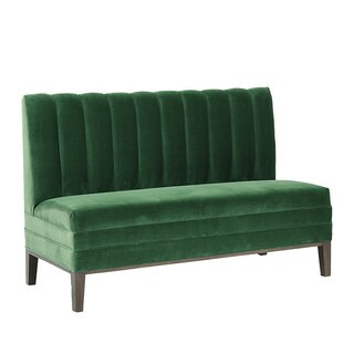 Diedra 60" Bench in Signature Velvet Emerald - Stocked | Ballard Designs, Inc.