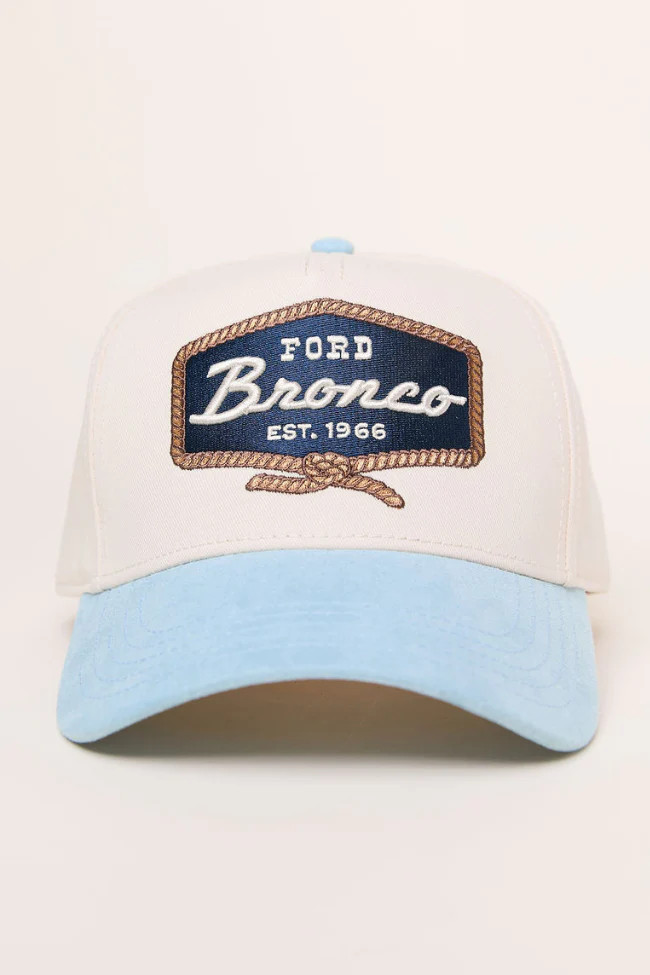 Ford Bronco Blue Trucker Hat | Pink Lily