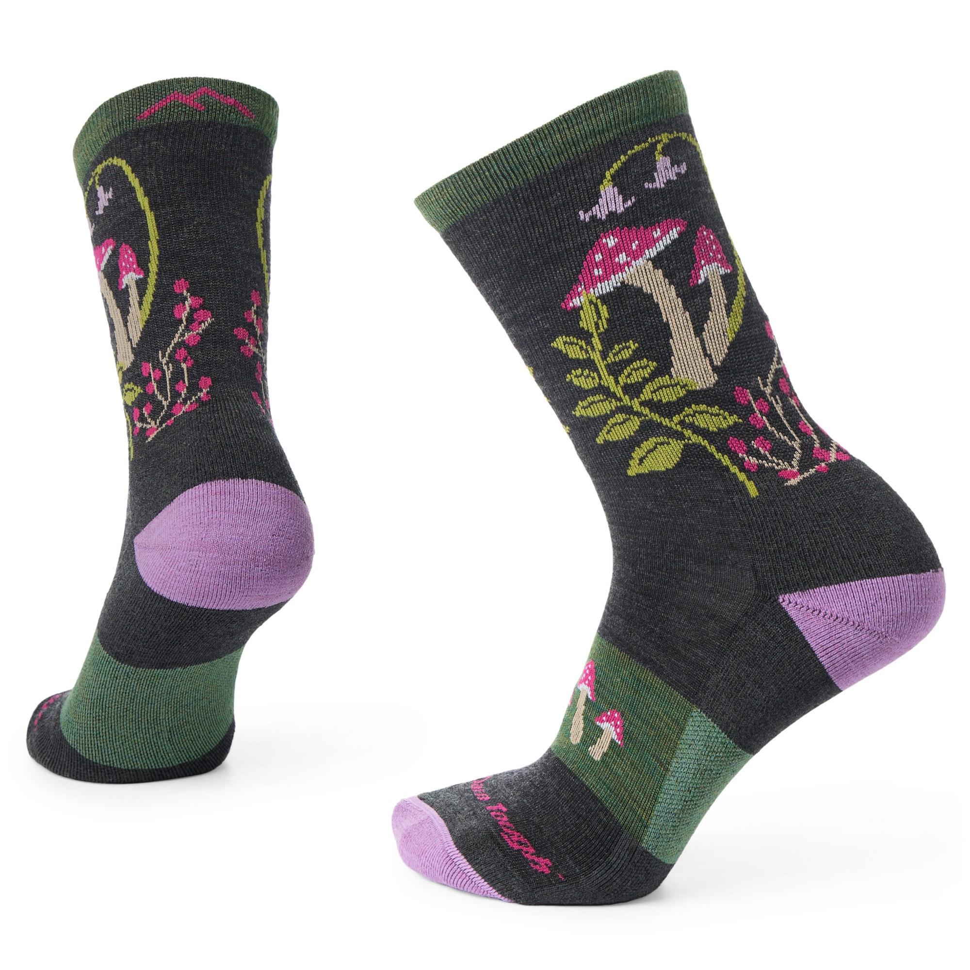 Darn Tough Women's Mellow Mushrooms Micro Crew Lightweight Hiking Socks Gray S | REI