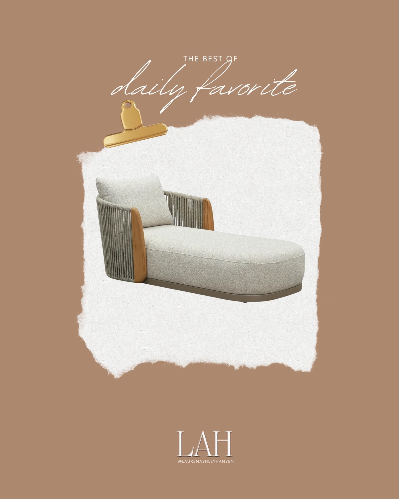 I love this gorgeous upholstered outdoor lounger! Luxe, high quality, beautiful texture, and an Amazon find!

#LTKHome