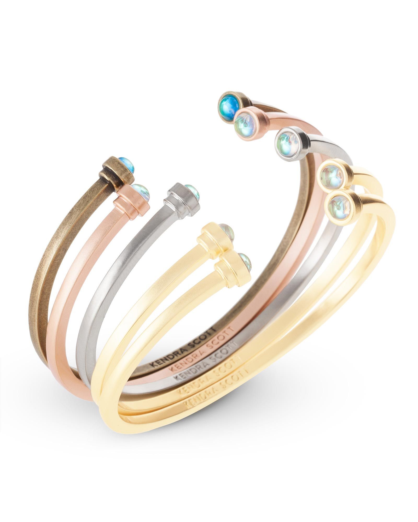 Kriss Bangle Bracelet Set in Mixed Metals | Kendra Scott