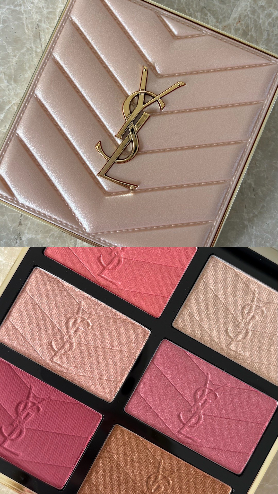 A palette too pretty to touch… almost 💕✨ This YSL beauty is serving the perfect mix of blush, highlight, and bronzer—all wrapped in their signature quilted case. Chic on the outside, dreamy on the inside. #ltkbeauty #yslbeauty #makeupluxe