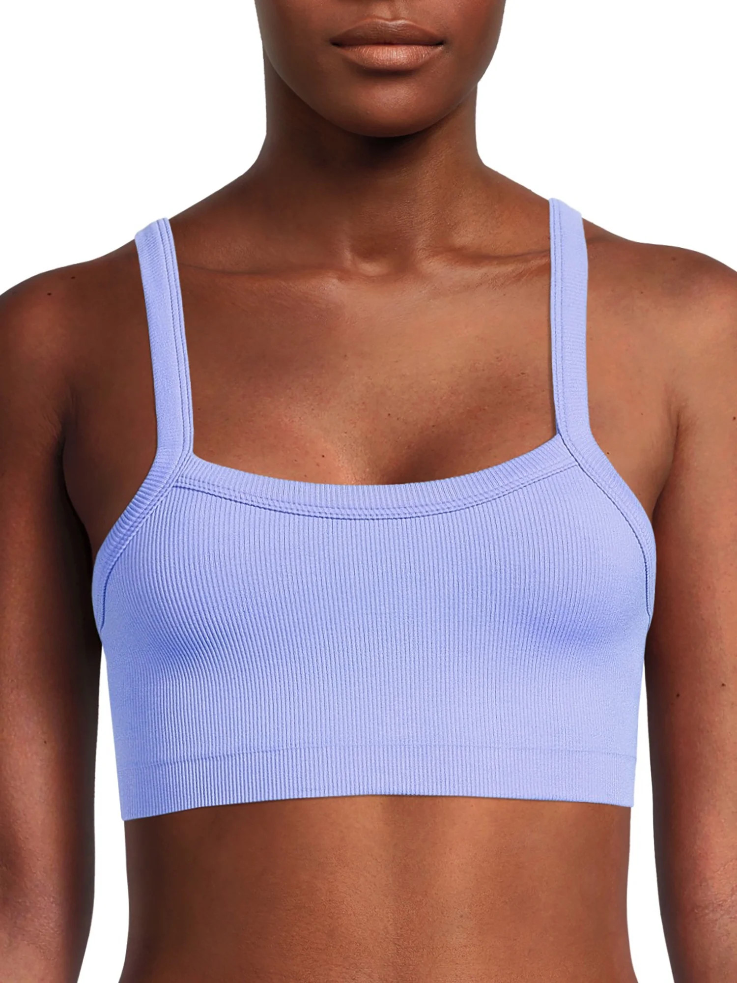 No Boundaries' Women's Seamless Ribbed Bralette - Walmart.com | Walmart (US)