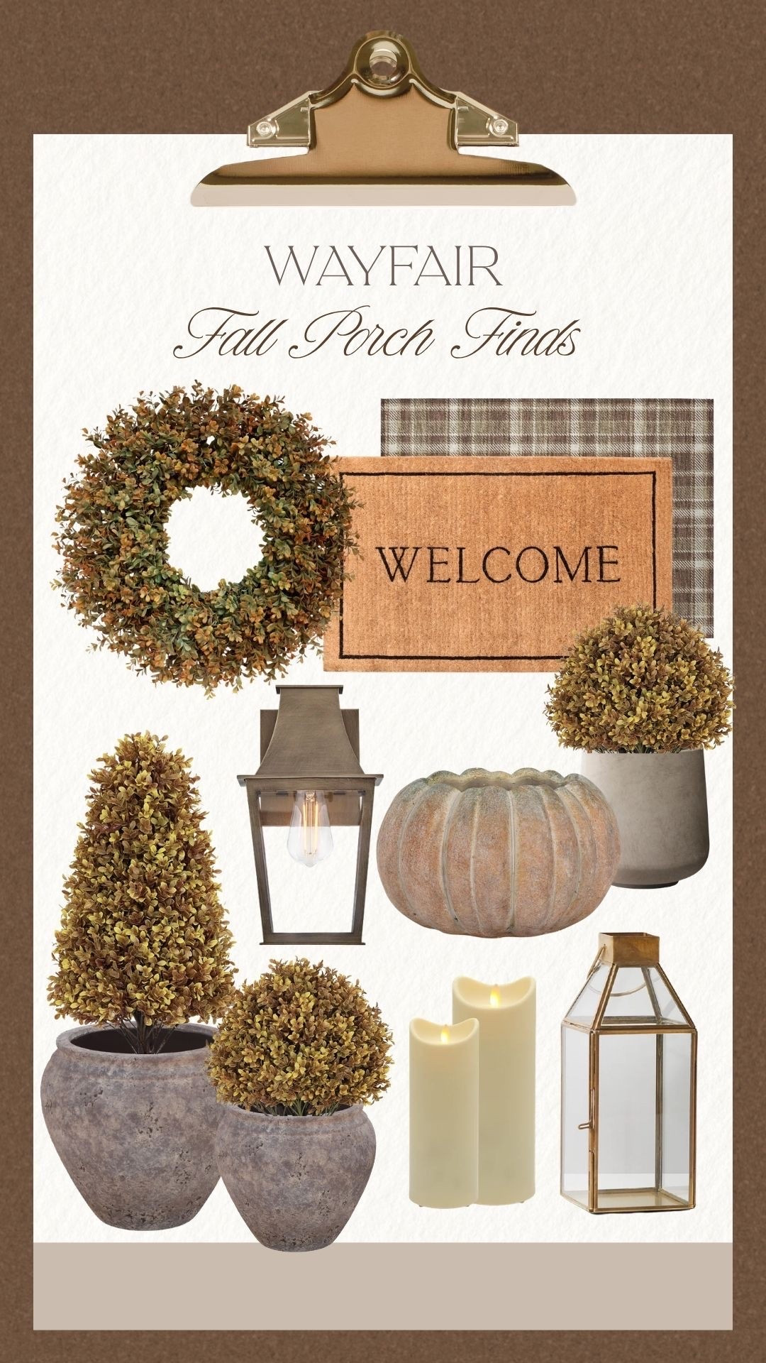 Wayfair fall porch finds to make your entry feel cozy and welcoming. 🍂🤎 Easy seasonal touches with warm textures, classic neutrals and just enough autumn charm.

#wayfairfinds #fallporch #falldecor #fallhome #porchdecor #frontporchdecor #autumnhome #seasonaldecor #cozyhome #fallinspo

#LTKSeasonal #LTKHome