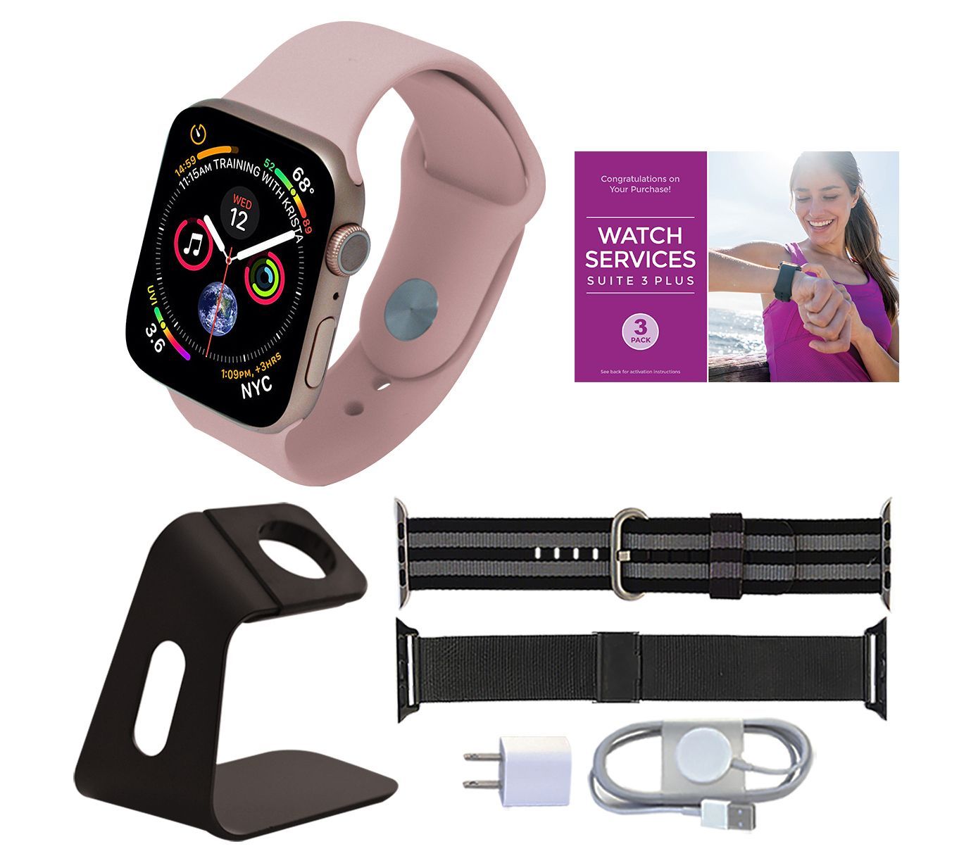 Apple Watch Series 5 GPS 44mm with Software & Accessories | QVC