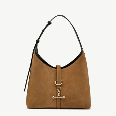 Kite Hobo - Toffee Suede/Espresso | Strathberry