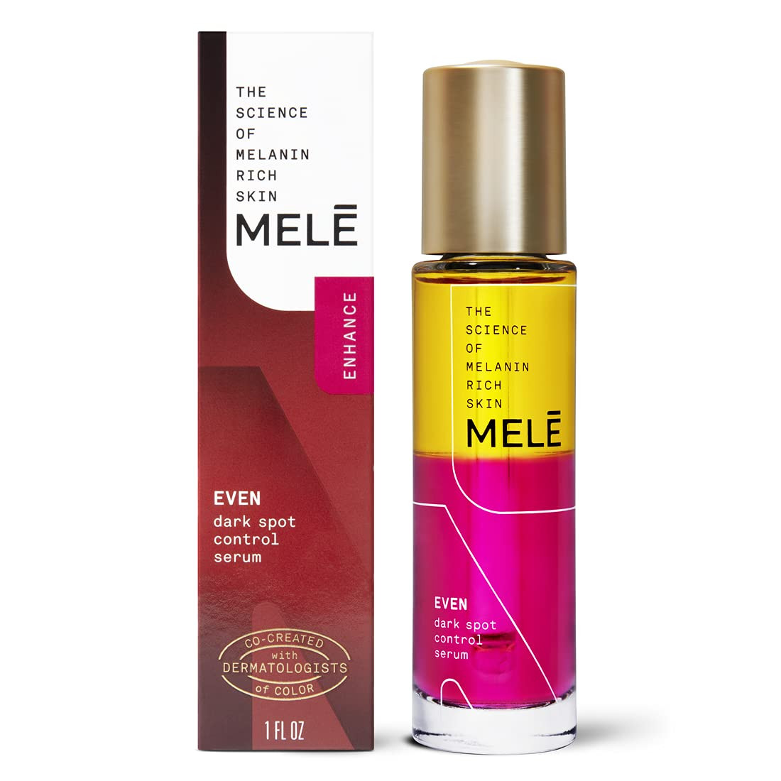 Mele Even Dark Spot Visibly Reduces Dark Spots, Uneven Tone, And Signs Of Aging Control Serum Wit... | Amazon (US)
