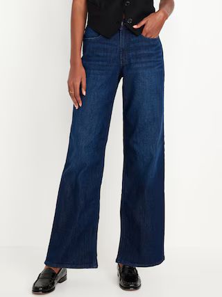 High-Waisted Wow Wide-Leg Jeans | Old Navy (US)