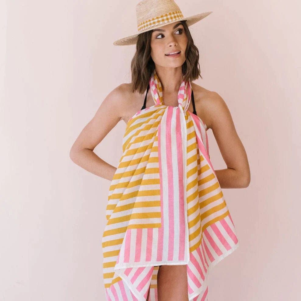 Sherbet Stripe Sarong | Sunshine Tienda