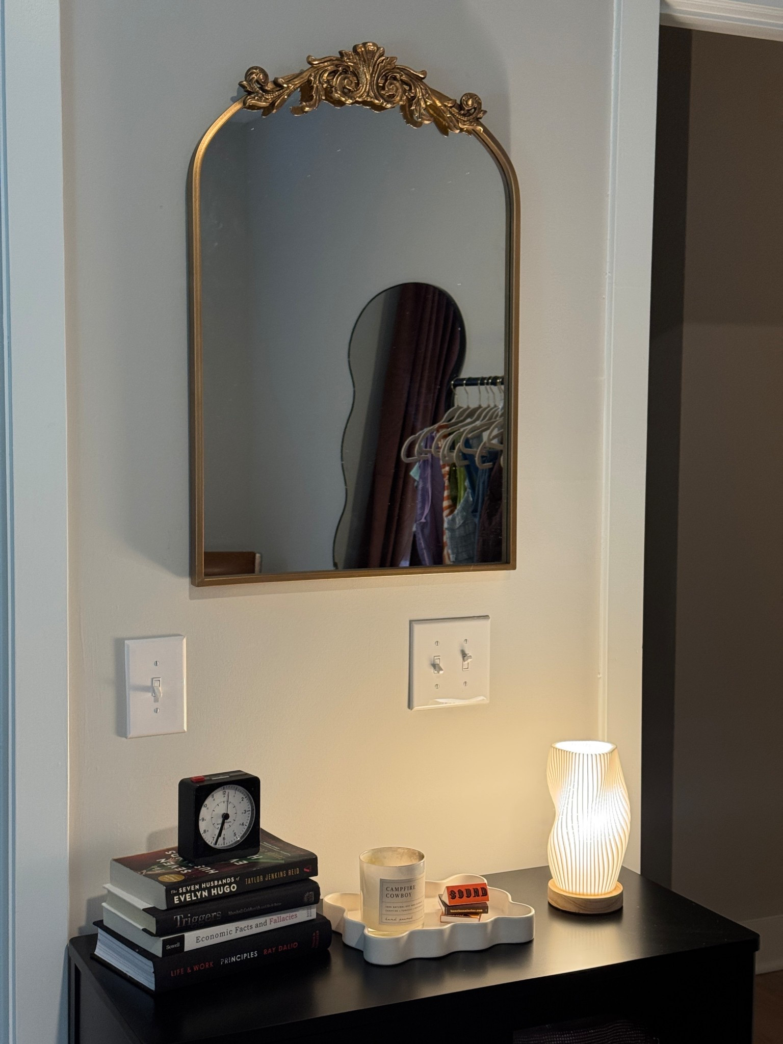 Office decor inspo / antique gold mirror / amazon finds 

#LTKHome #LTKFindsUnder100 #LTKStyleTip