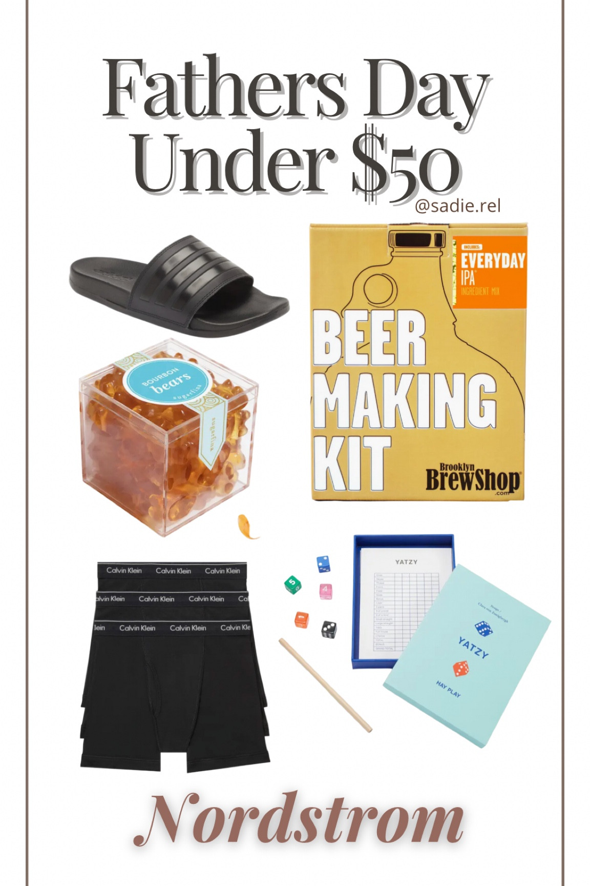 Father’s Day gift ideas for Dad 
Adidas Sandals, games, boxers, beer making kit, bourbon, nordstrom 

#LTKmens #LTKfamily #LTKsalealert