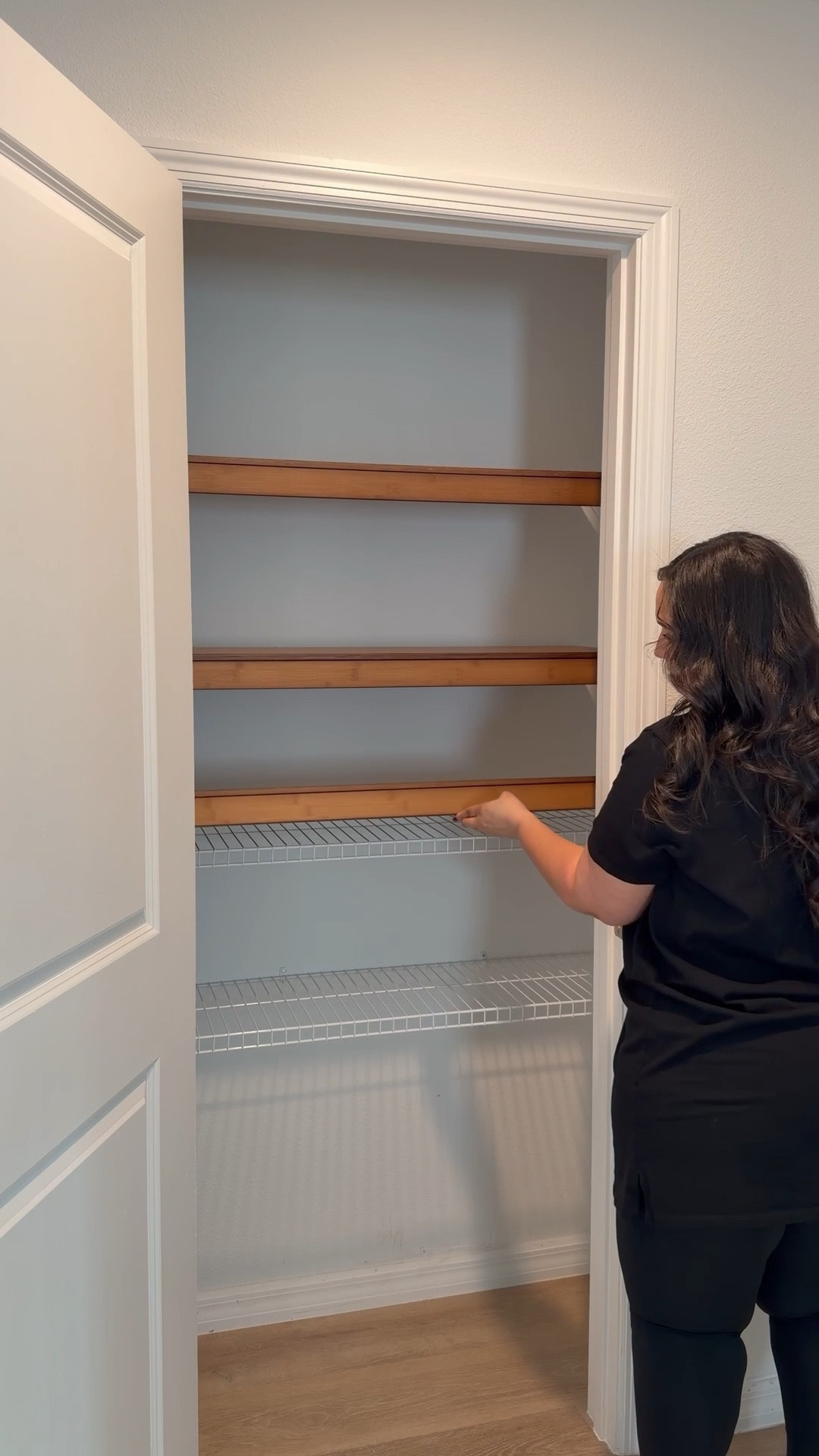 Cover up wire shelves without any tools with strong and durable bamboo shelf liners!! 😍🙌🏼

Organization 
Storage
Wire shelf covers
Linen closet
Closet organization 

#LTKHome #LTKSaleAlert