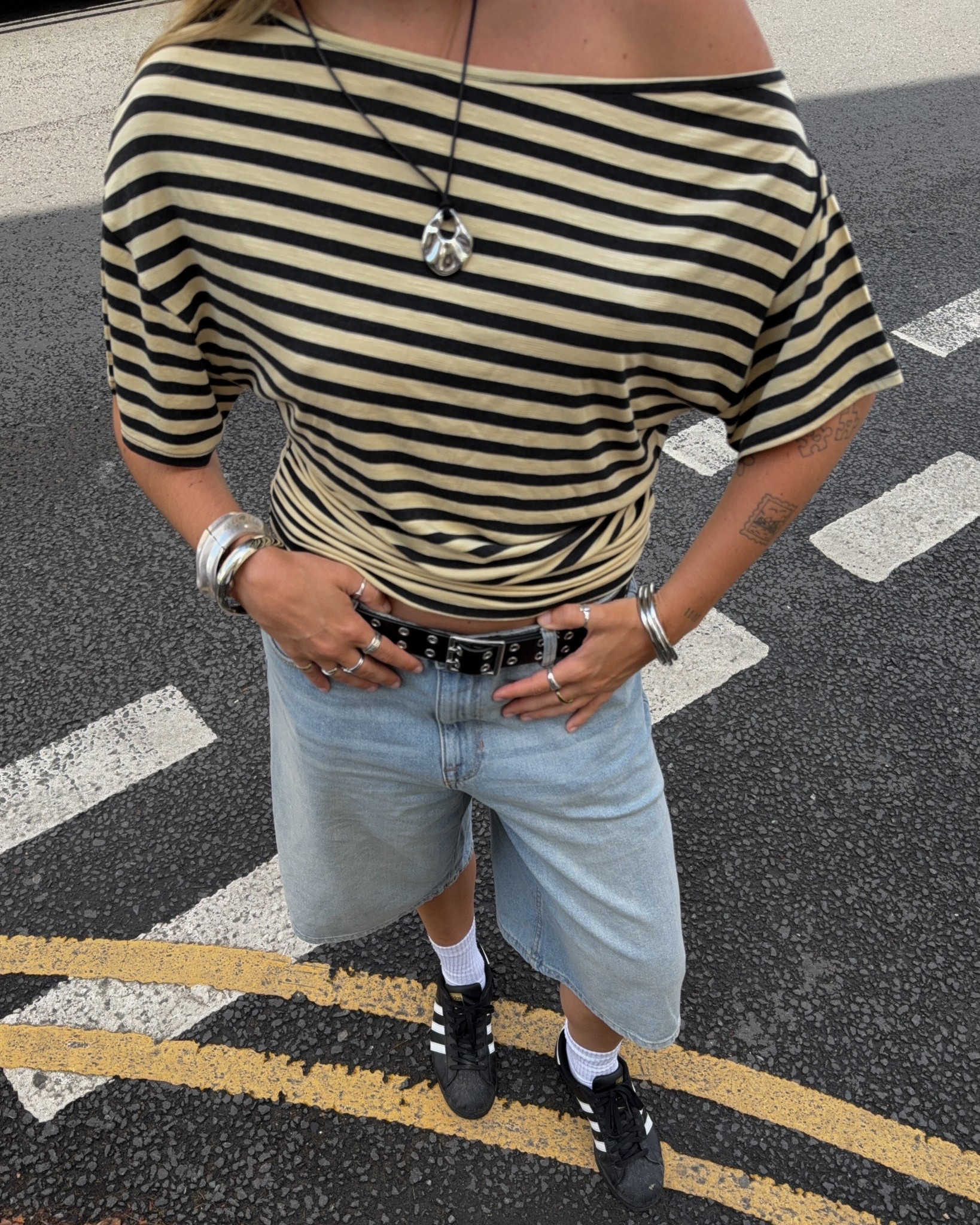 Stripes n denim

#jorts #jortsszn #stripetop #offshoulder #collusion #asos #asosstyle #asseenonme #streetstyle#LTKsummer

#LTKuk #LTKeurope