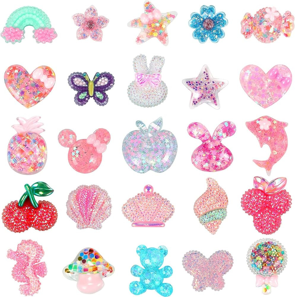 DALOO 25/30 PCS Cute Shoes Charms for Girls & Little Kids Charms for Women Girls Birthday Gifts | Amazon (US)