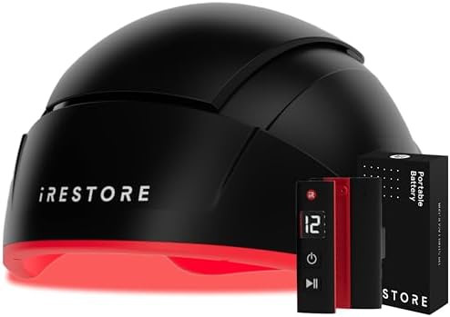 iRestore Elite + Rechargeable Battery Pack - Laser Red Light Therapy for Hair Growth - FDA Cleare... | Amazon (US)