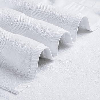 Luxury White Bath Towel Set of 8 Pieces - 100% Turkish Cotton Highly Absorbent Towels for Bathroo... | Amazon (US)
