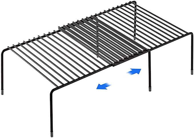 Tomorotec Expandable Shelf Organizer for Kitchen Countertop, Metal Cabinet Organizer Pantry Shelf... | Amazon (US)