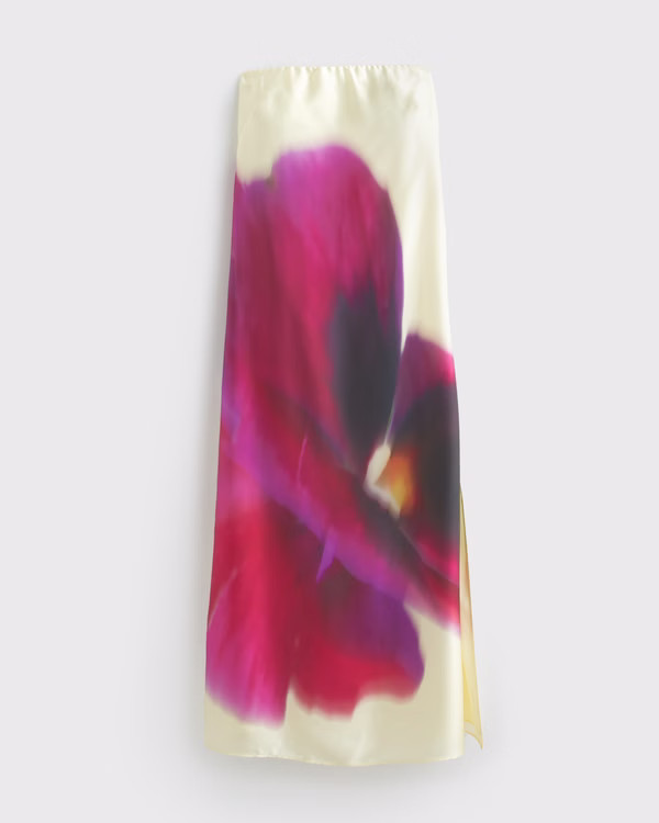 Women's The A&F Julia Strapless Slip Maxi Dress | Women's Dresses & Jumpsuits | Abercrombie.com | Abercrombie & Fitch (US)