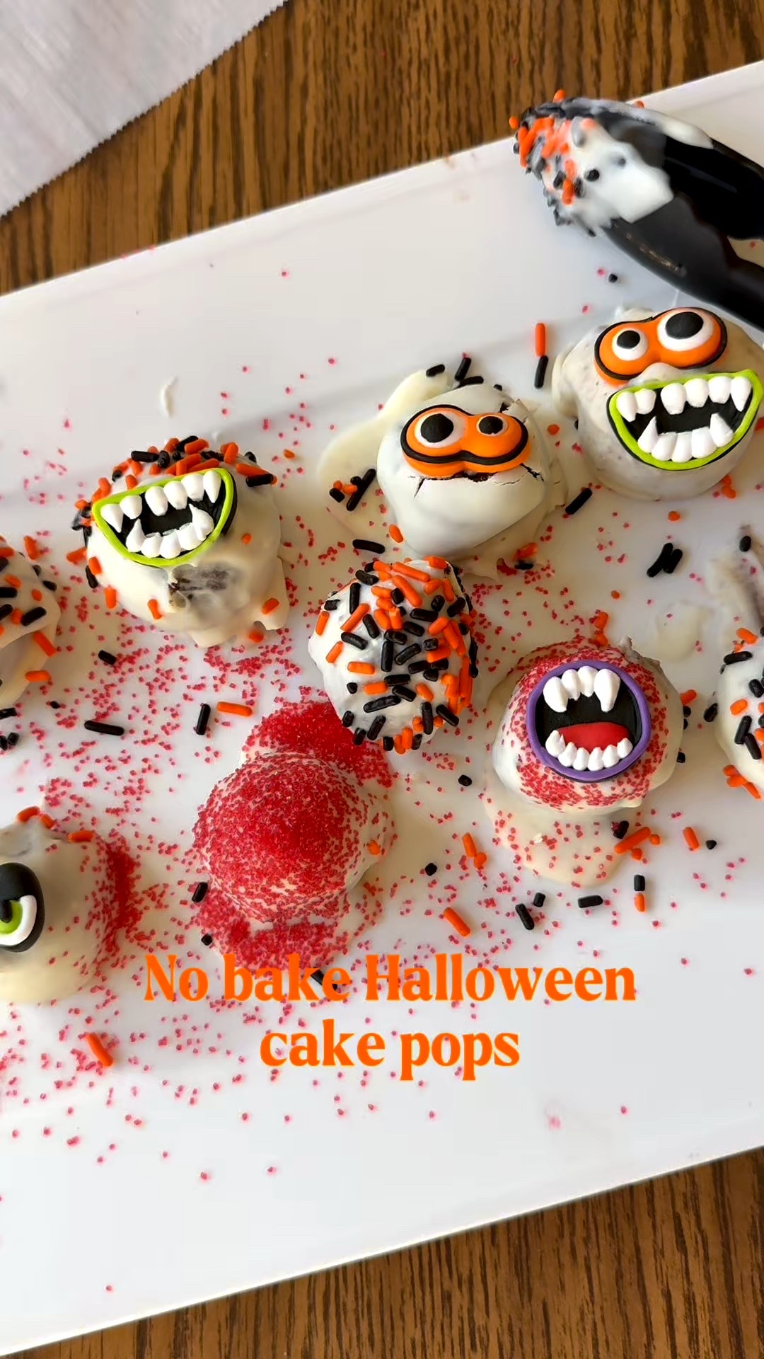 Halloween cake pops ingredients 