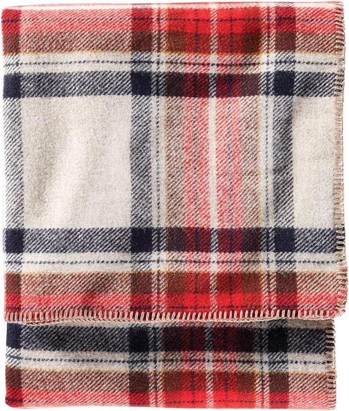 Pendleton, Eco-Wise Washable Wool Blanket, Vintage Dress Stewart, King | Amazon (US)