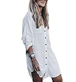 Qin.Orianna Women's Baggy Swimwear Bikini Cover-ups/Beach Dress/Night T-Shirt | Amazon (US)