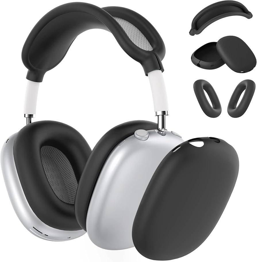 Silicone Case Cover for AirPods Max Headphones, Anti-Scratch Ear Pad Case Cover/Ear Cups Cover/He... | Amazon (US)