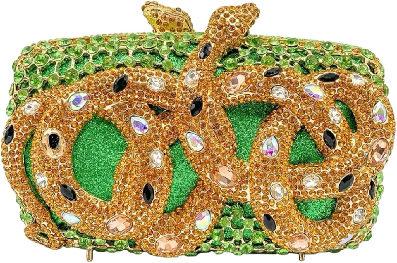 UMREN Sparkly Snake Rhinestones Clutch Women Evening Bag Luxury Crystal Clutch Purse Glitter Hand... | Amazon (US)