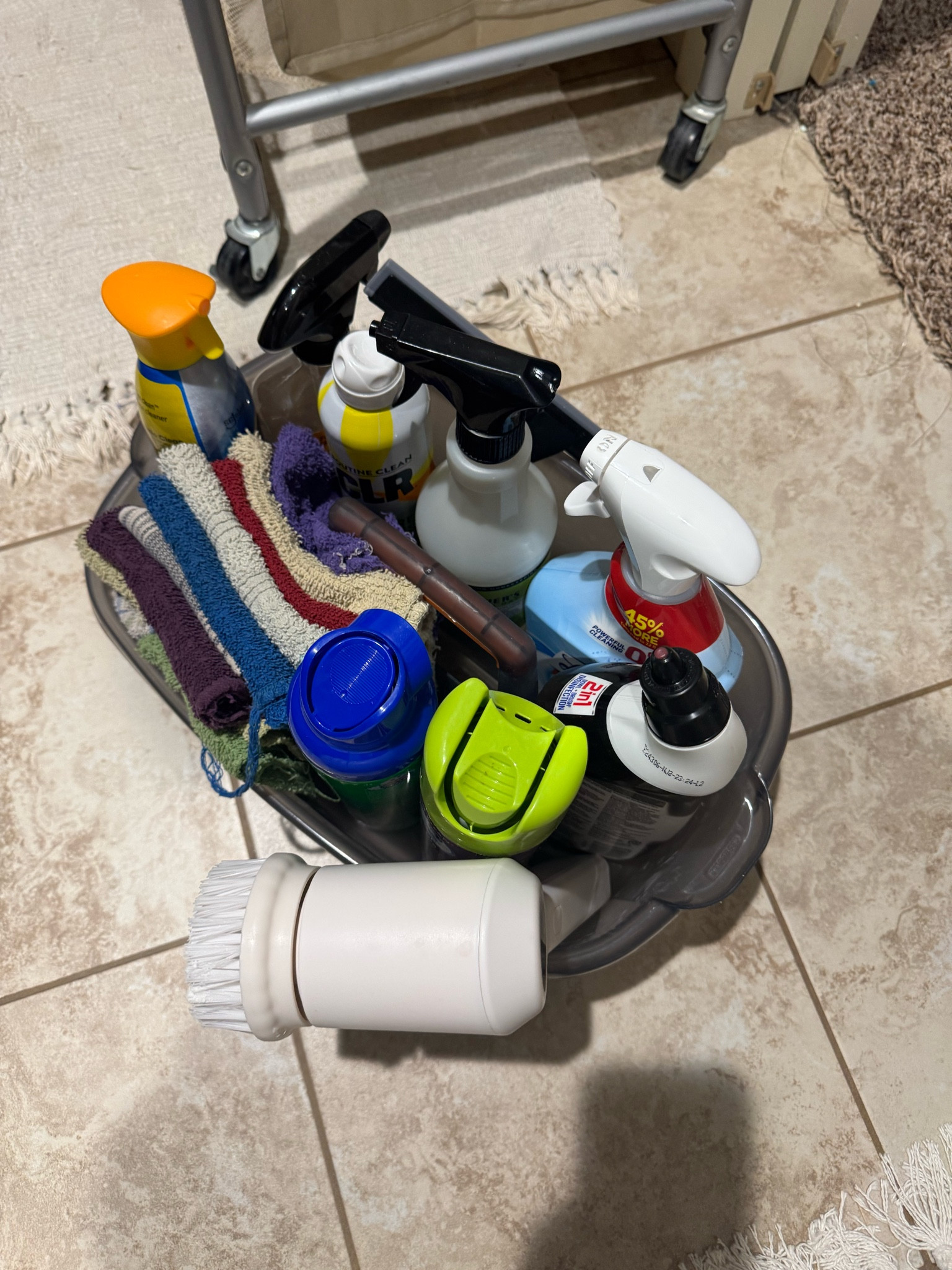 I’m pretty serious about this house cleaning 🧽 this caddy is so much better than the bucket I had. Everything fits and it’s still pretty light for me to carry from room to room! 

#LTKHome #LTKFamily #LTKFindsUnder50