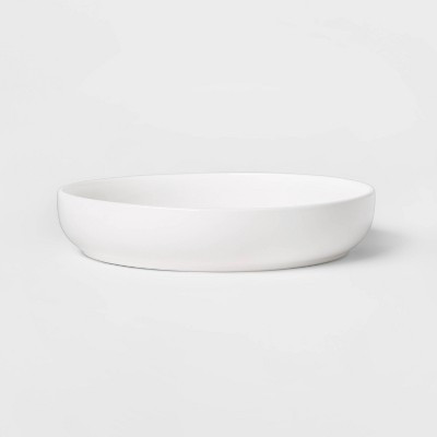 36oz Stoneware Avesta Bowl White - Threshold™: Modern Round Dinnerware, Microwave & Dishwasher Safe, 9" Diameter | Target