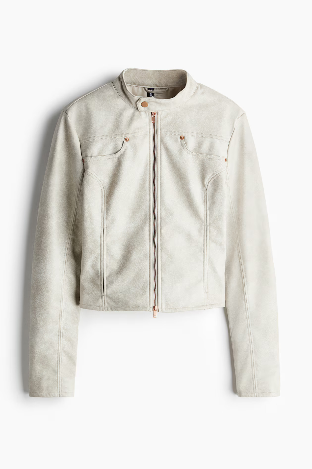 Fitted racer jacket | H&M (UK, MY, IN, SG, PH, TW, HK)