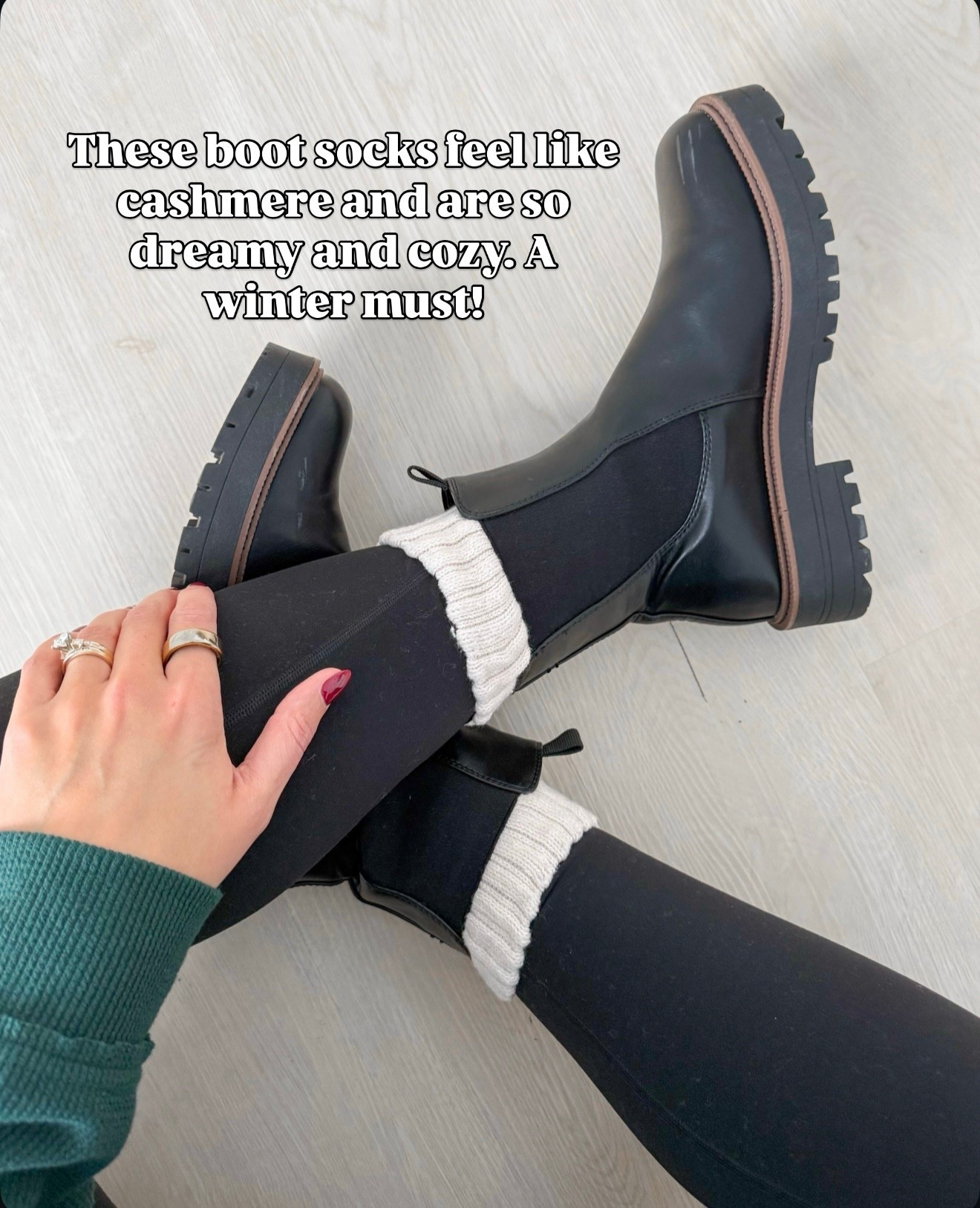 These socks are AMAZING for the winter. They’re so soft and cozy! 

Socks, Cashmere feel, Cozy finds, Fuzzy socks, Winter finds, Winter staples, Long socks, Stang and co

#LTKHoliday #LTKSeasonal #LTKTall