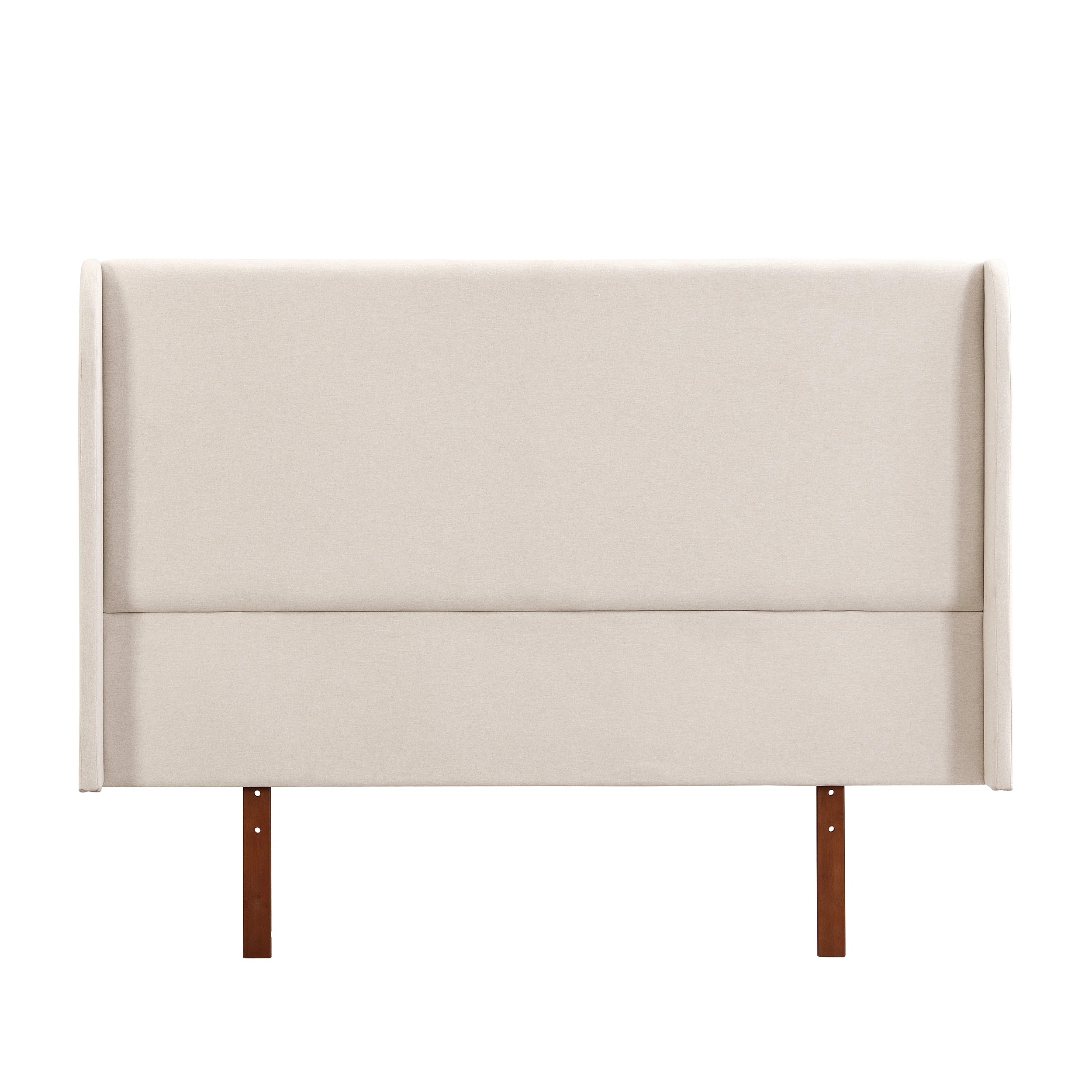 Davis Linen Upholstered Headboard with Double Wing | Wayfair North America