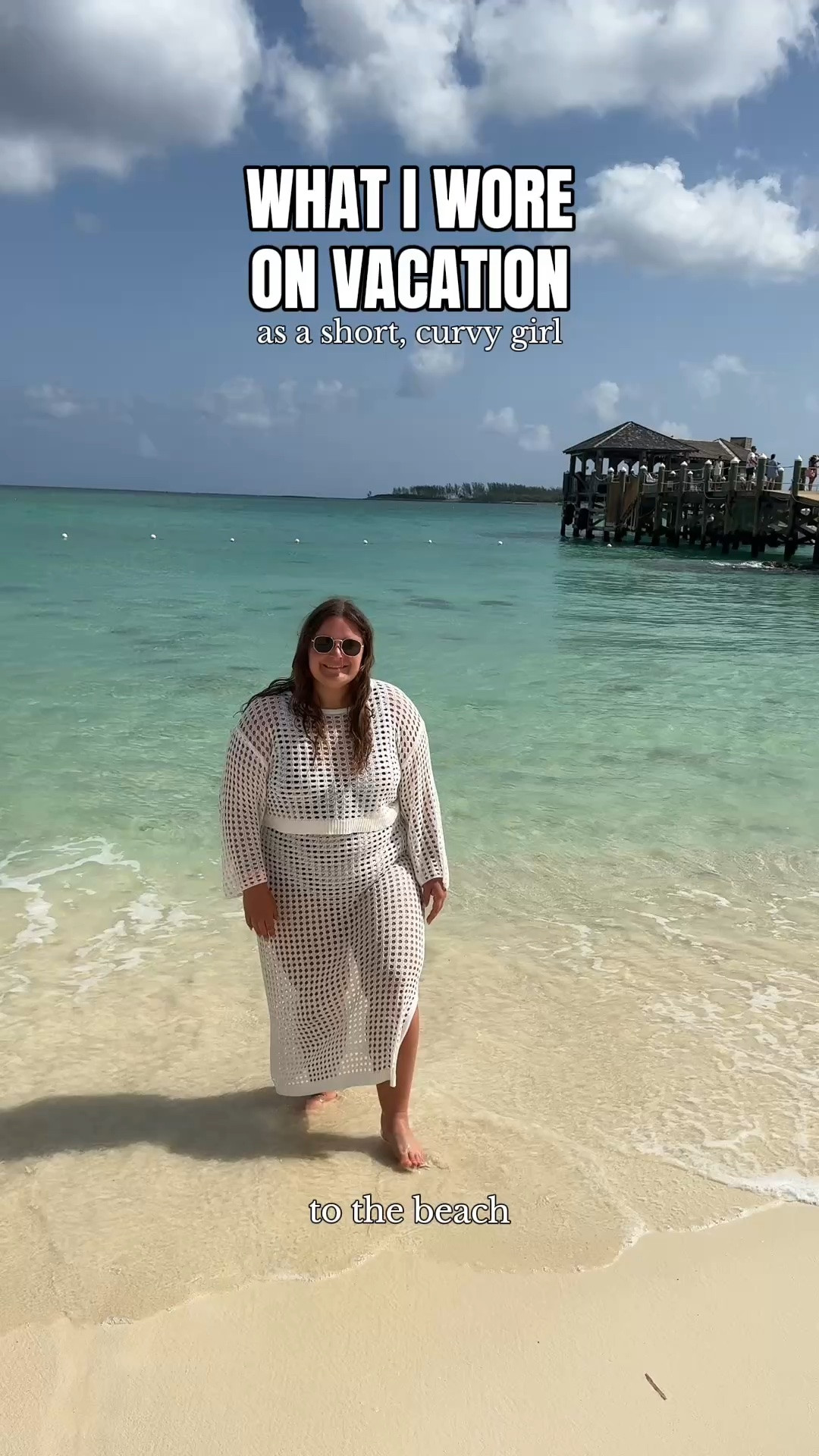 Here is what a wore to the beach as a short, curvy girl. Wearing a 2XL in the shein swim suit cover up and Walmart swim suit. Wearing a 1x in the green shein dress. I’m 5’1 and a size 16.

#LTKootd #LTKMidsize #LTKPlusSize